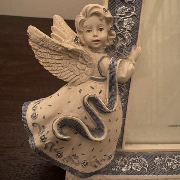 VTG Picture Frame 4 x 6 Sarah's Angels MindSpring GrannyCore Religious Cherubs - Picture 5 of 16